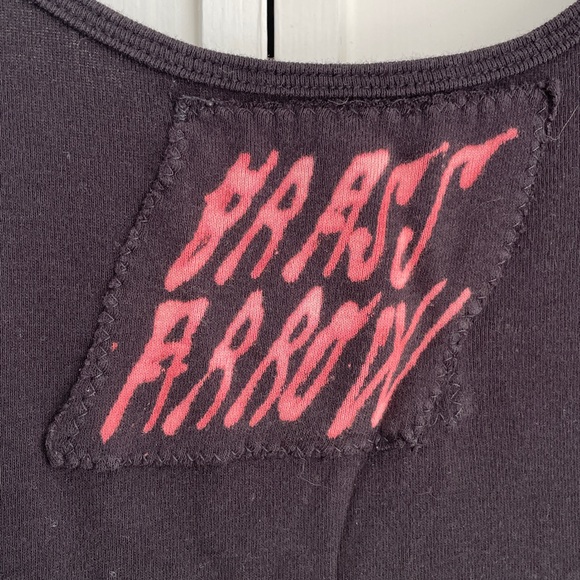 Brass Arrow Indie Black and Bleached Sleeveless Dress Whimsygoth Witch Goth S - Picture 5 of 9